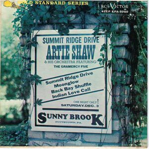 Artie Shaw 45 RPM EP "Summit Ridge Drive" RCA Victor VG+ Jazz '50